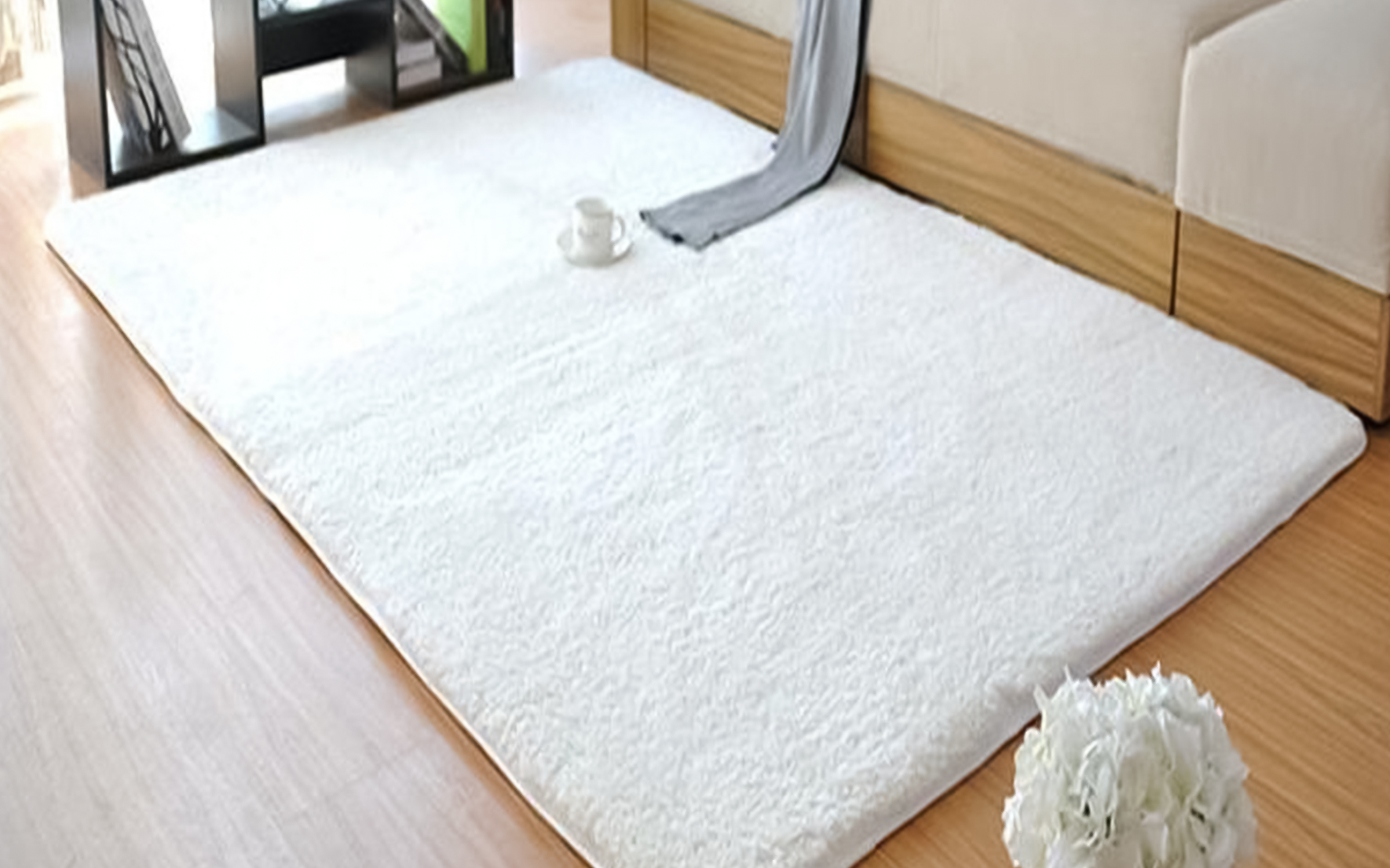 Carpet 150/230 cm Pure White, white  2